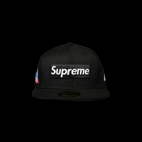 Supreme World Famous Box Logo New Era 'Black'