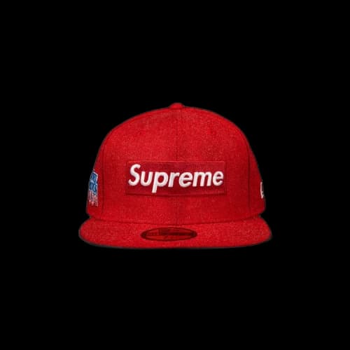 Supreme World Famous Box Logo New Era 'Red'