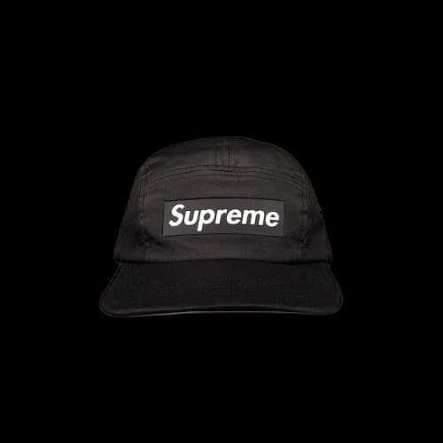 Supreme Inset Logo Camp Cap 'Black'