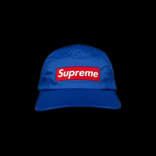Supreme Inset Logo Camp Cap 'Royal'
