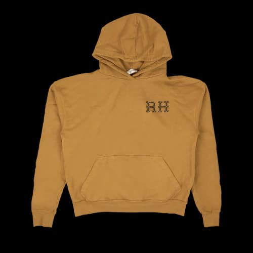 Rhude Graphic Hoodie Chrome Memory Hoodie 'Brown/Black'