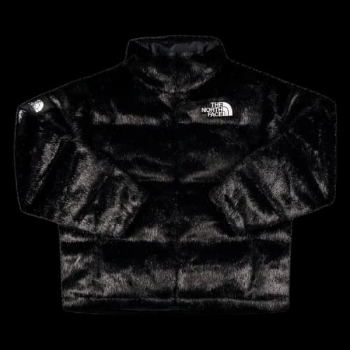 Supreme x The North Face Faux Fur Nuptse Jacket 'Black'