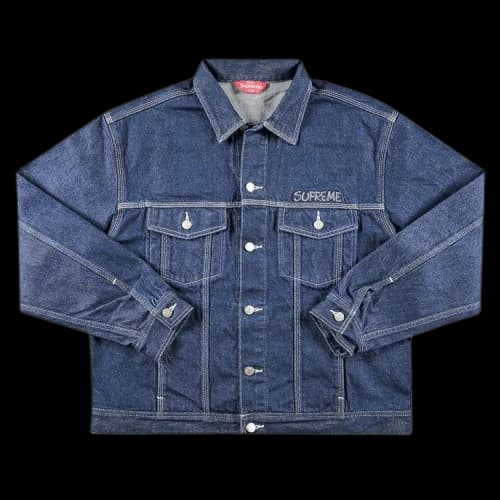Supreme x Smurfs Denim Trucker Jacket 'Blue'