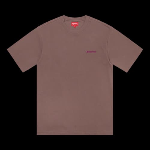 Supreme Washed Short-Sleeve Tee 'Brown'