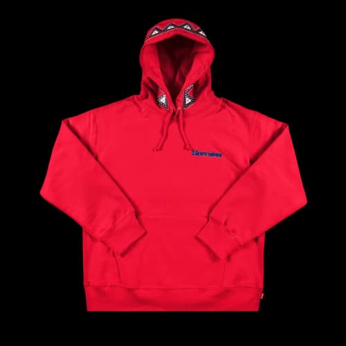 Supreme Pharaoh Studded Hooded Sweatshirt 'Red'