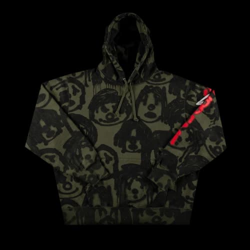 Supreme x Yohji Yamamoto Hooded Sweatshirt 'Olive'