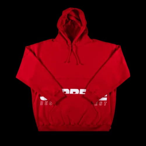 Supreme Best Of The Best Hooded Sweatshirt 'Red'