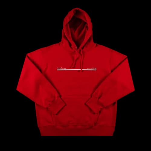 Supreme Shop Hooded Sweatshirt - Los Angeles 'Red'