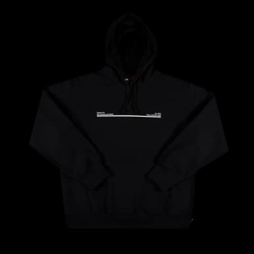 Supreme Shop Hooded Sweatshirt - San Francisco 'Black'