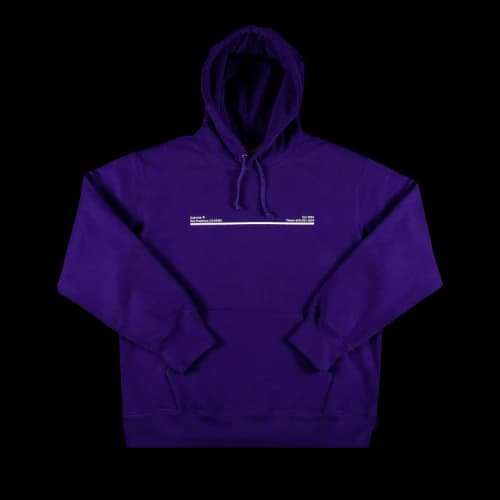 Supreme Shop Hooded Sweatshirt - San Francisco 'Purple'