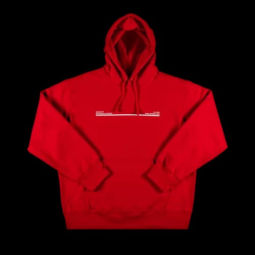Supreme Shop Hooded Sweatshirt - San Francisco 'Red'