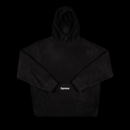 Supreme x Polartec Hooded Sweatshirt 'Black'