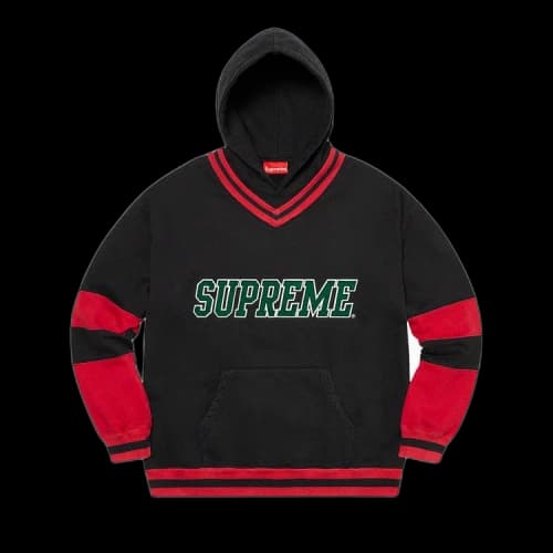 Supreme Hockey Hooded Sweatshirt 'Black'