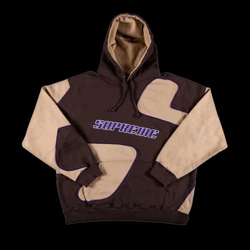 Supreme Big S Hooded Sweatshirt 'Brown'