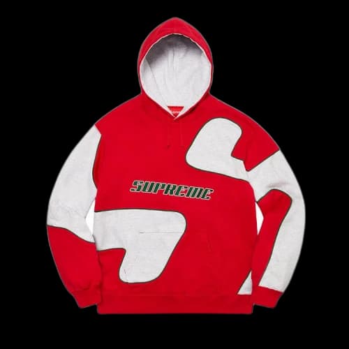 Supreme Big S Hooded Sweatshirt 'Red'