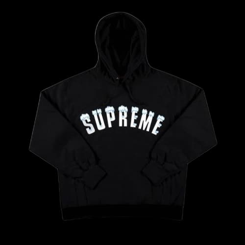 Supreme Icy Arc Hooded Sweatshirt 'Black'