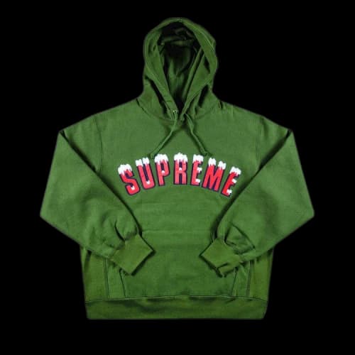 Supreme Icy Arc Hooded Sweatshirt 'Green'