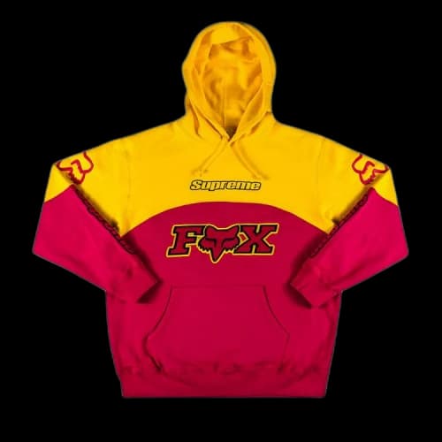 Supreme x Fox Racing Hooded Sweatshirt 'Pink'