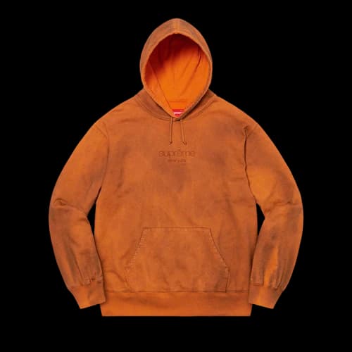 Supreme Spray Hooded Sweatshirt 'Orange'