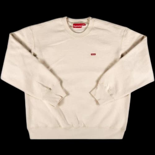 Supreme Small Box Crewneck 'Natural'