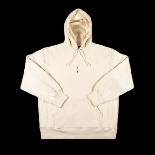 Supreme Micro Logo Hooded Sweatshirt 'Natural'