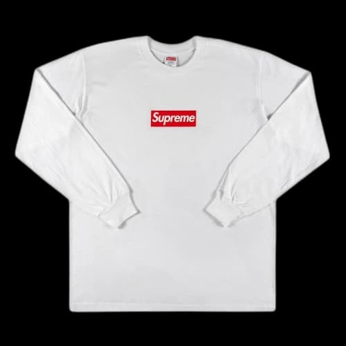 Supreme Box Logo Long-Sleeve Tee 'White'