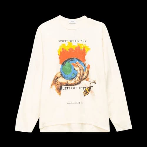 Rhude Smoking Gun Long-Sleeve Tee 'White'