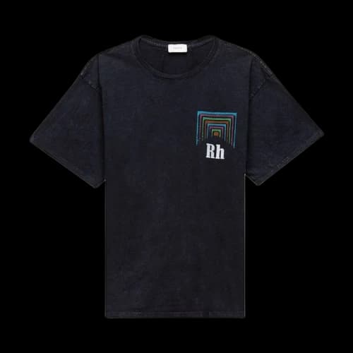 Rhude Neon Box Perspective Tee 'Black'