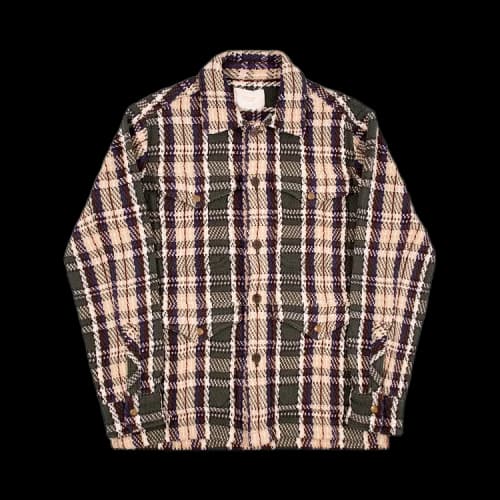 Aimé Leon Dore Plaid Shirt-Jacket 'Rosin Combo'