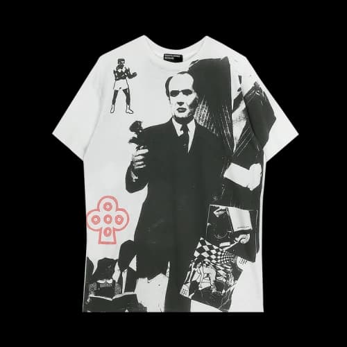 Enfants Riches Déprimés Horizontal Decline T-Shirt 'White/Black'