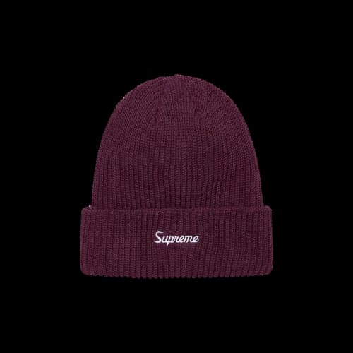 Supreme Loose Gauge Beanie 'Purple'