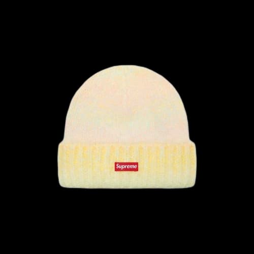Supreme Gradient Stripe Beanie 'Yellow'