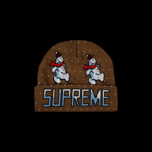 Supreme Snowman Beanie 'Brown'