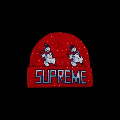 Supreme Snowman Beanie 'Red'