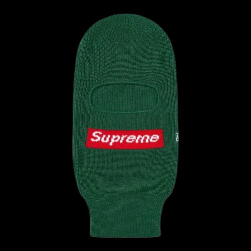 Supreme x New Era Box Logo Balaclava 'Green'
