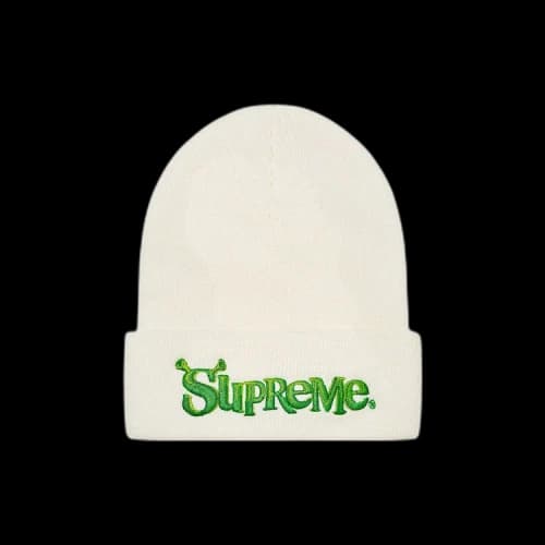Supreme Shrek Beanie 'White'