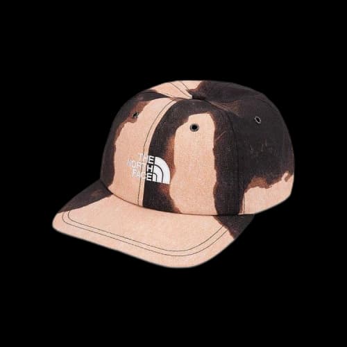 Supreme x The North Face Bleached Denim Print 6-Panel 'Black'