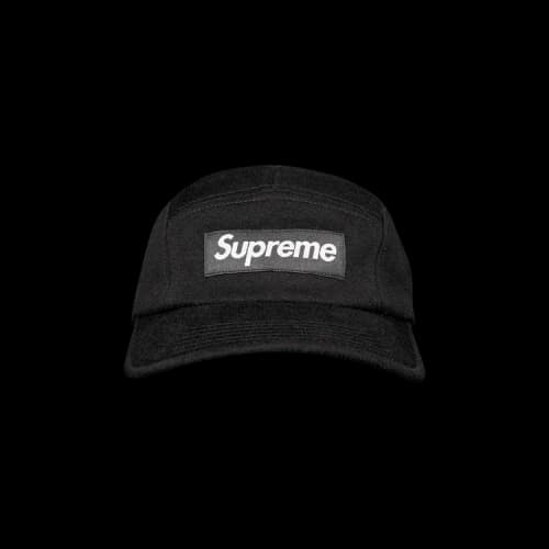 Supreme Wool Camp Cap 'Black'