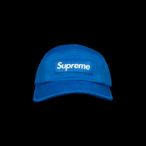 Supreme Wool Camp Cap 'Blue'