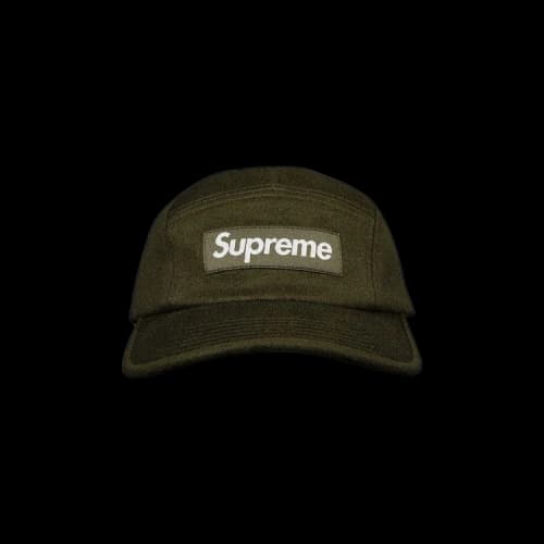 Supreme Wool Camp Cap 'Olive'