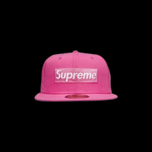 Supreme x New York Yankees Box Logo New Era 'Pink'