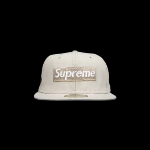 Supreme x New York Yankees Box Logo New Era 'Tan'