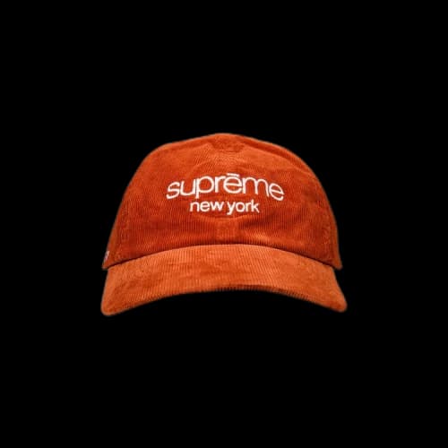Supreme GORE-TEX Corduroy Classic Logo 6-Panel 'Rust'