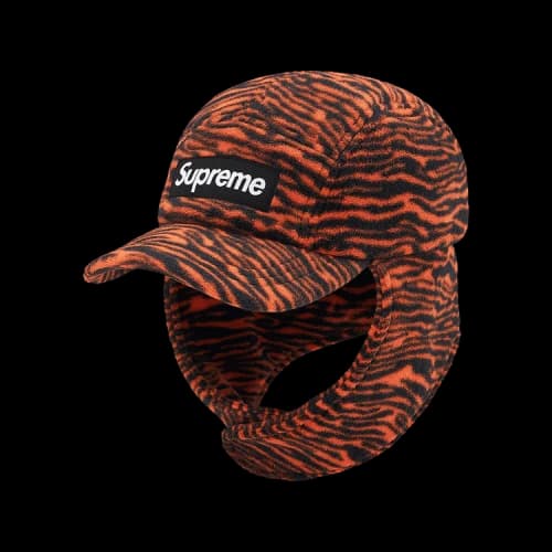 Supreme Polartec Earflap Camp Cap 'Tiger'