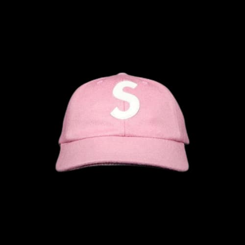 Supreme Wool S Logo 6-Panel 'Pink'