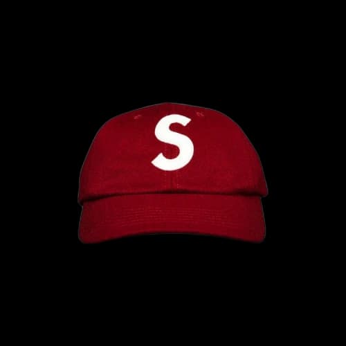 Supreme Wool S Logo 6-Panel 'Red'