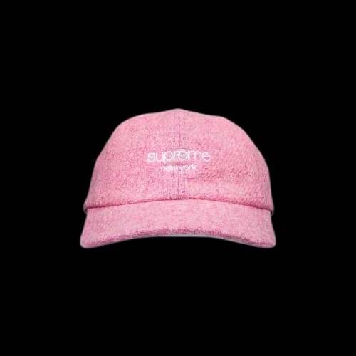 Supreme Harris Tweed Classic Logo 6-Panel 'Pink'