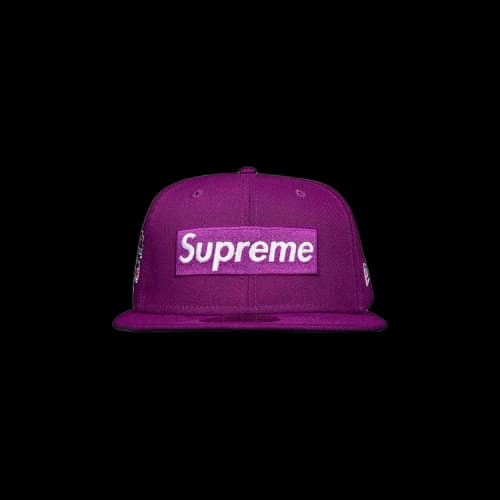 Supreme No Comp Box Logo New Era 'Lavender'