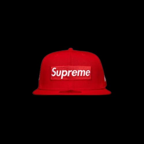 Supreme No Comp Box Logo New Era 'Red'
