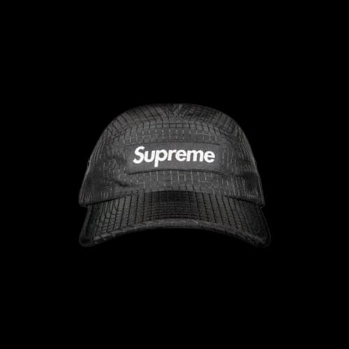 Supreme Camo Ripstop Camp Cap 'Black'